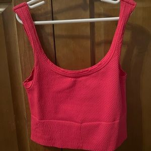 Rock n rags hot pink tank top OS